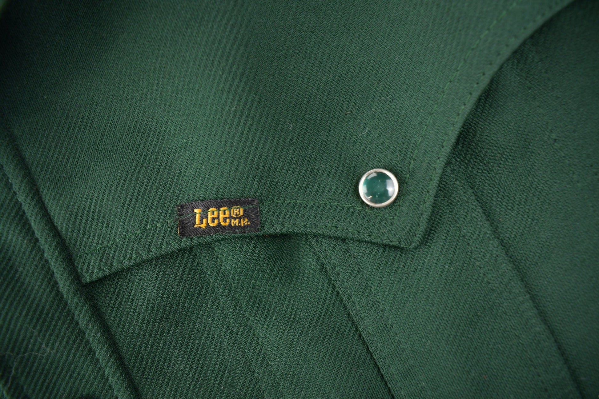 Vintage 1970s Lee Western Style Pearl Snap Button Up Shirt Made in USA Men's Large from propervintagecanada