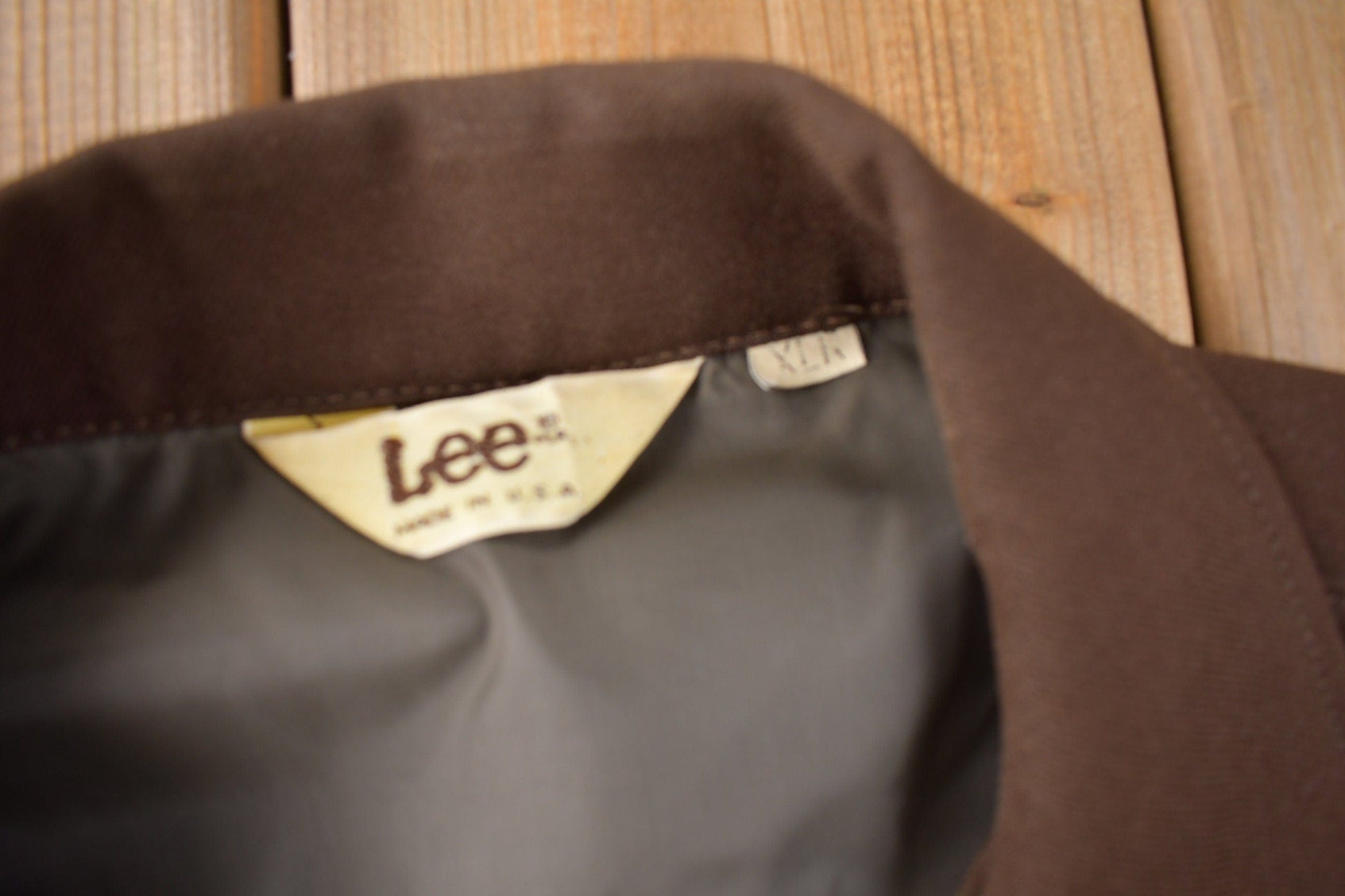 Vintage 1970s Lee Western Style Pearl Snap Button Up Shirt Made in USA Men's XL from propervintagecanada
