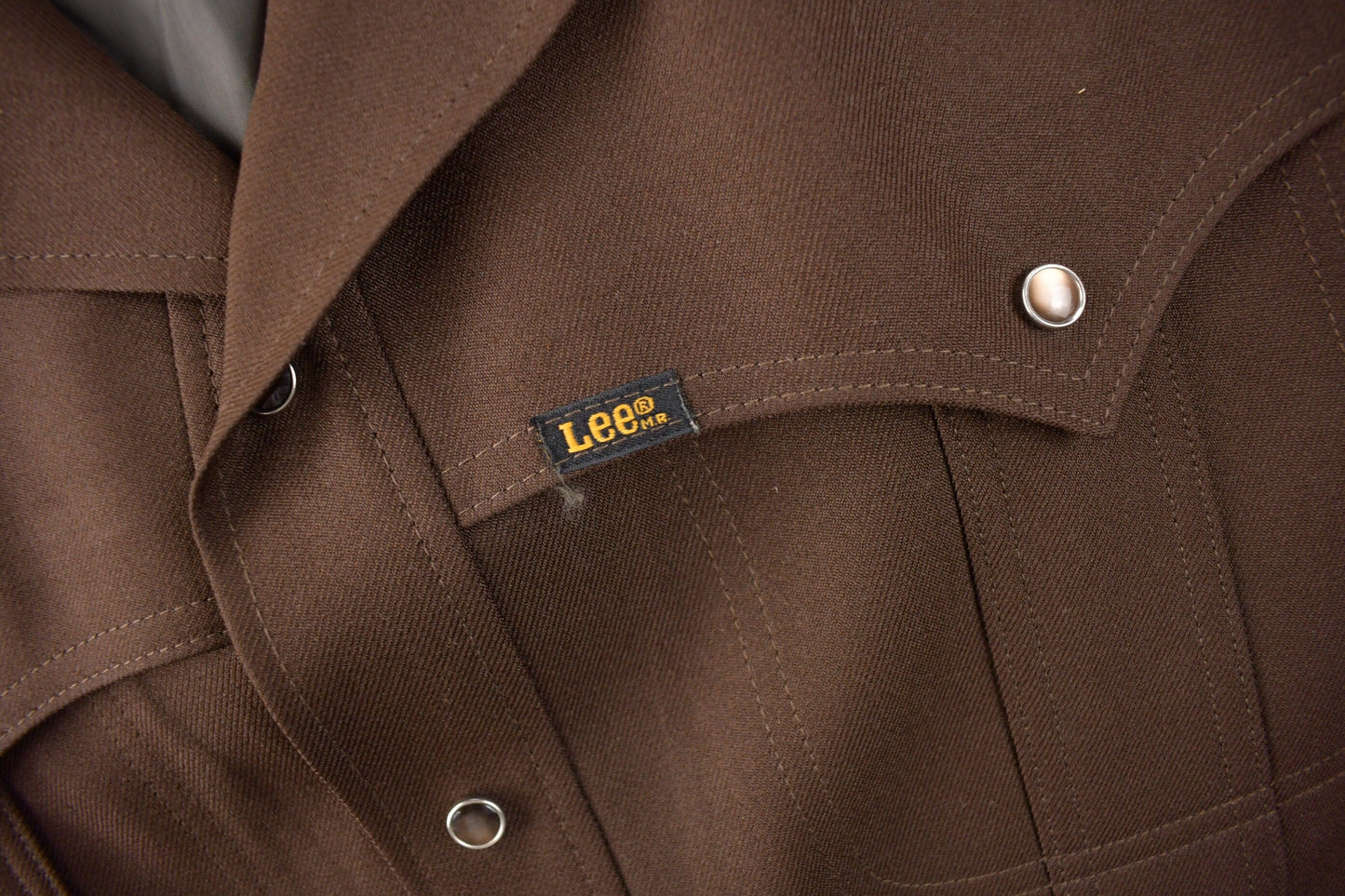 Vintage 1970s Lee Western Style Pearl Snap Button Up Shirt Made in USA Men's XL from propervintagecanada
