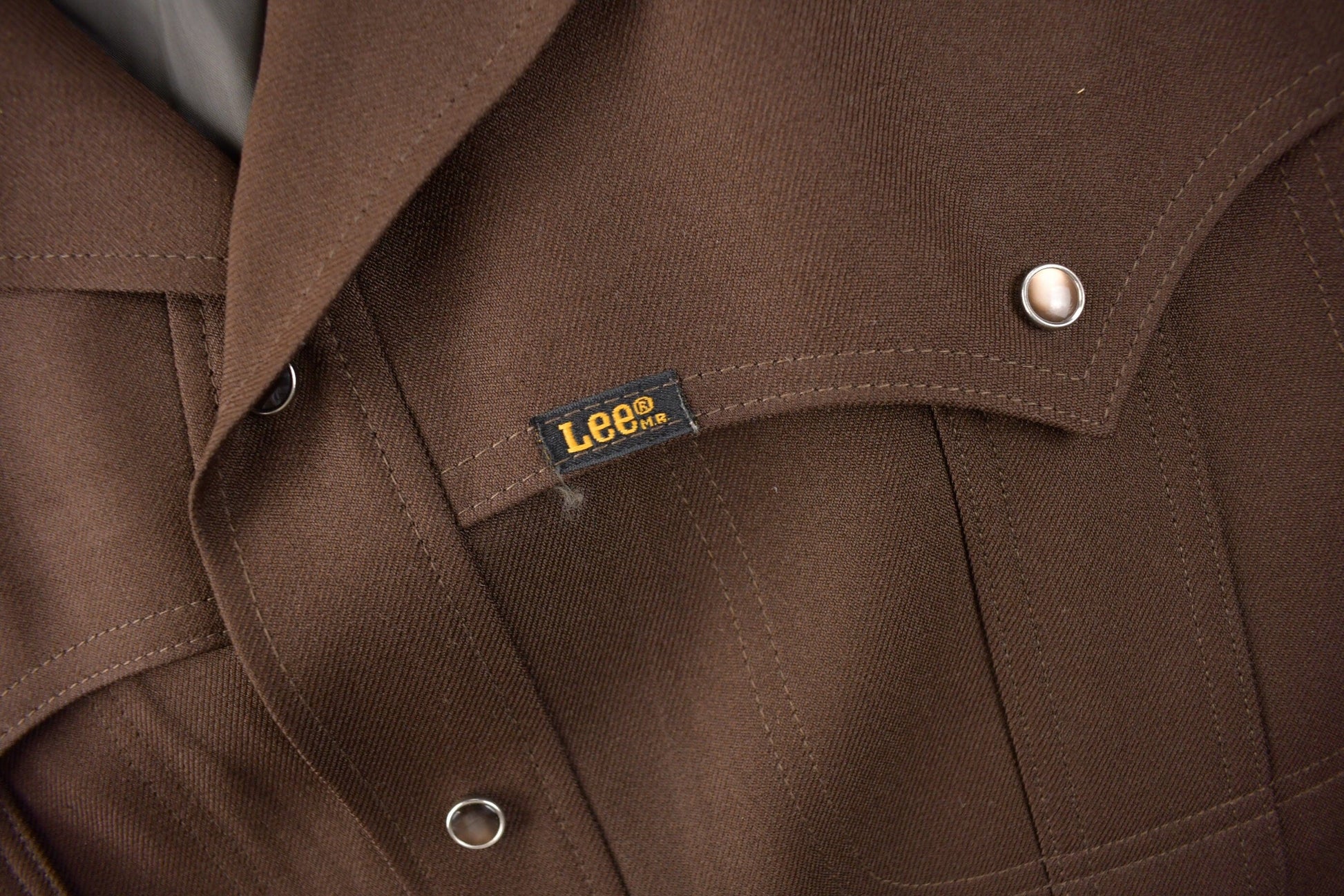 Vintage 1970s Lee Western Style Pearl Snap Button Up Shirt Made in USA Men's XL from propervintagecanada