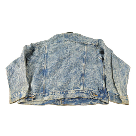 Vintage 1970s Levi's Acid Wash Type 3 Jean Jacket Made In USA Men's XL from propervintagecanada