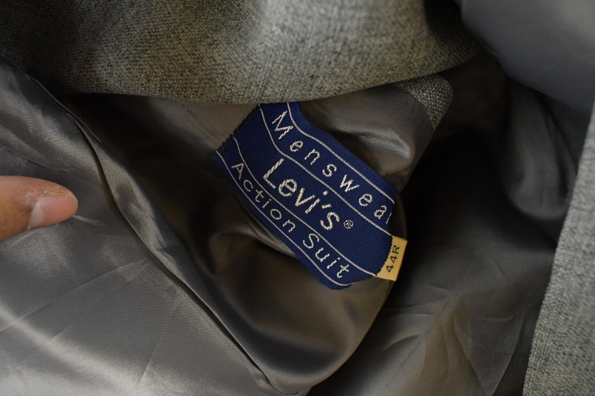 Vintage 1970s Levi's Action Suit Button Up Blazer Jacket Men's Medium from propervintagecanada