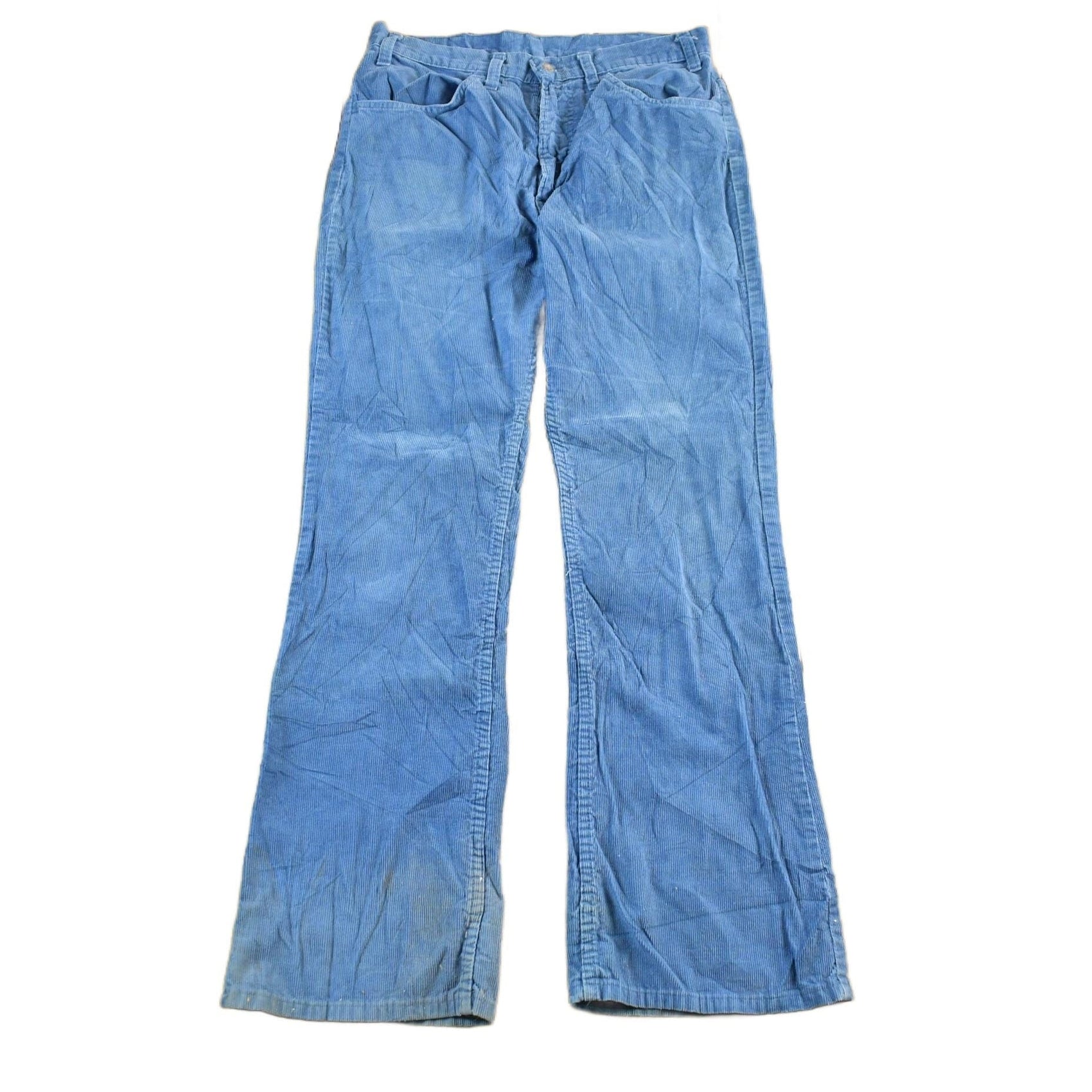 Vintage 1970s Levi's Bell Bottom Corduroy Flare Pants Men's Medium 31 x 30 from propervintagecanada