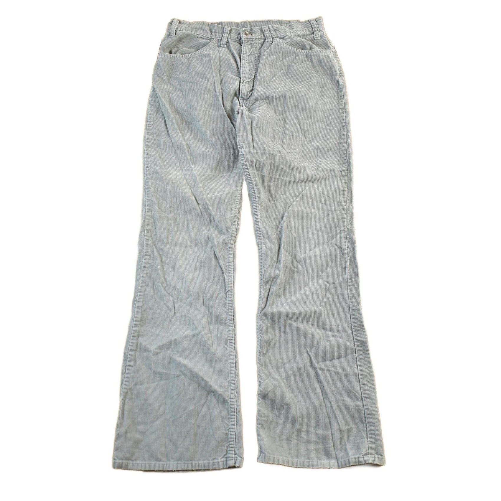 Vintage 1970s Levi's Bell Bottom Corduroy Flare Pants Men's Medium 31 x 31 from propervintagecanada