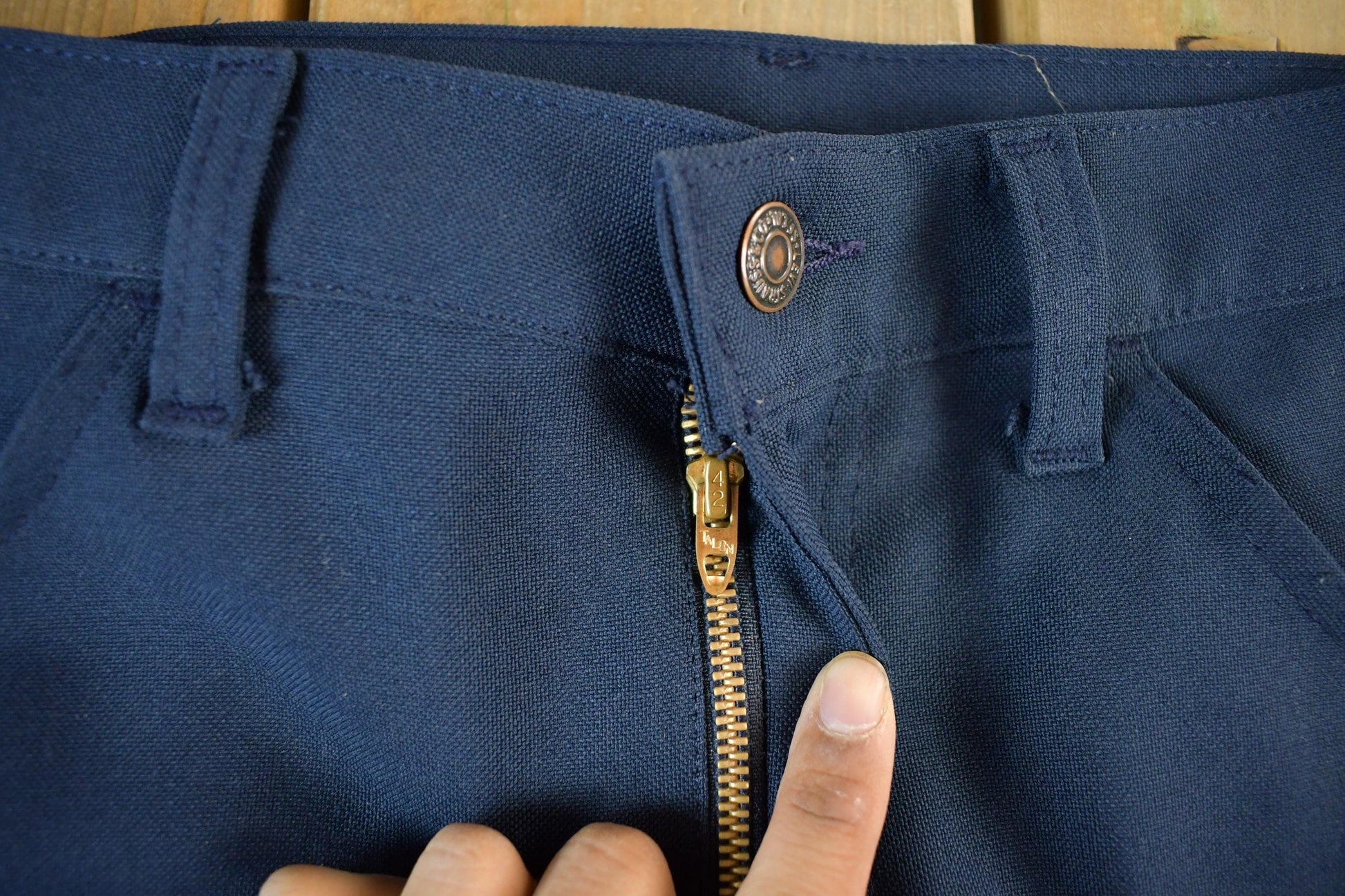 Vintage 1970s Levi's Bell Bottom Flare Pants Men's 34 x 30 from propervintagecanada