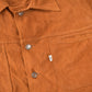 Vintage 1970s Levi's Burnt Orange Button Up Light Jacket Men's Medium from propervintagecanada
