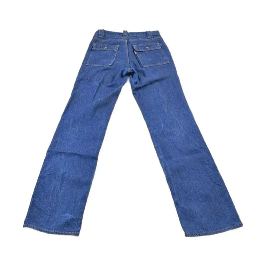 Vintage 1970s Levi's Bush Jeans Orange Tab 516 Denim Men's 30 x 34 from propervintagecanada