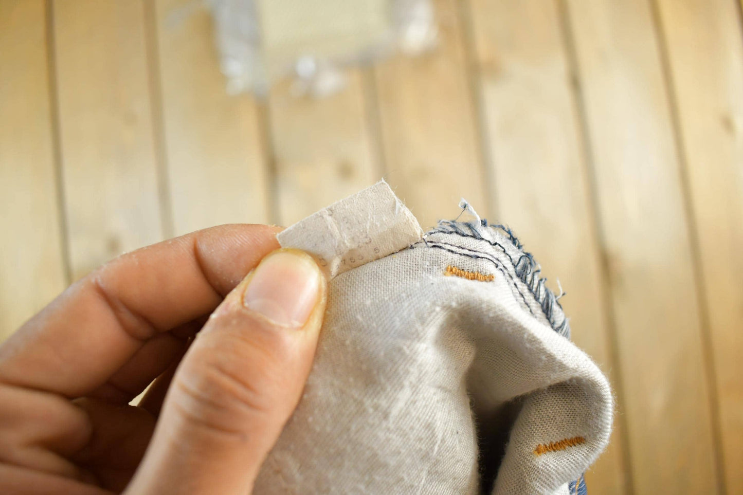 Vintage 1970s Levi's Orange Tab Bell Bottom Flare Denim Jeans Men's Medium 33 x 29 from propervintagecanada