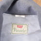 Vintage 1970s Levi's Panatela Tops Grey Western Style Button Up Shirt Made in USA Men's L from propervintagecanada