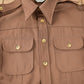 Vintage 1970s Levi's Panatela Tops Western Style Brown Button Up Shirt Made in USA Men's L from propervintagecanada