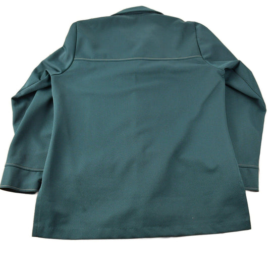 Vintage 1970s Levi's Panatela Tops Western Style Dark Green Button Up Shirt Made in USA Men's XL from propervintagecanada