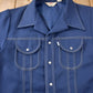 Vintage 1970s Levi's Panatela Tops Western Style Pearl Snap Button Up Shirt Made in USA Men's L from propervintagecanada