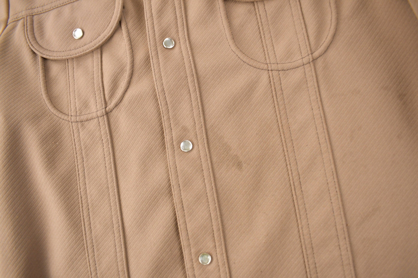 Vintage 1970s Levi's Panatela Tops Western Style Pearl Snap Button Up Shirt Made in USA Men's L from propervintagecanada