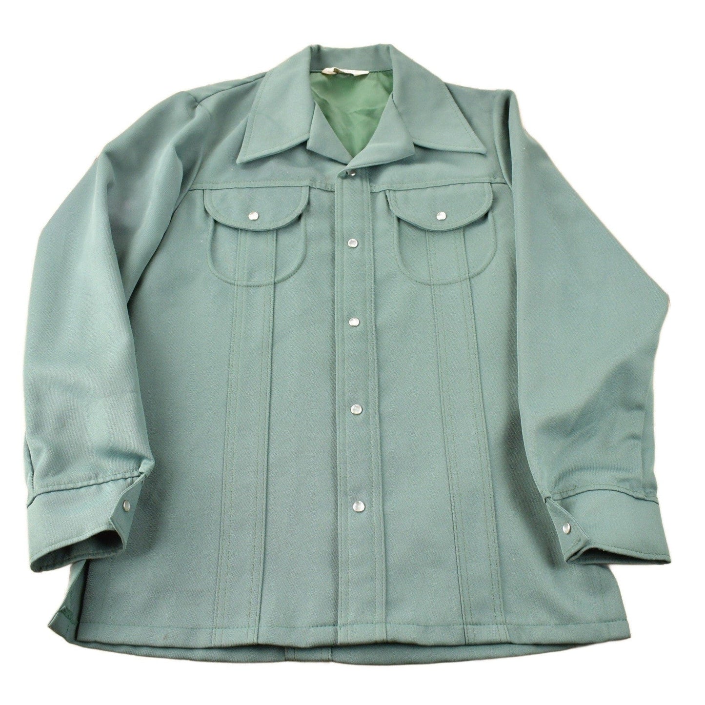 Vintage 1970s Levi's Panatela Tops Western Style Pearl Snap Button Up Shirt Made in USA Men's M from propervintagecanada