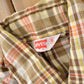 Vintage 1970s Levi's Pearl Snap Western Style Plaid Button Up Flannel Shirt Men's S from propervintagecanada