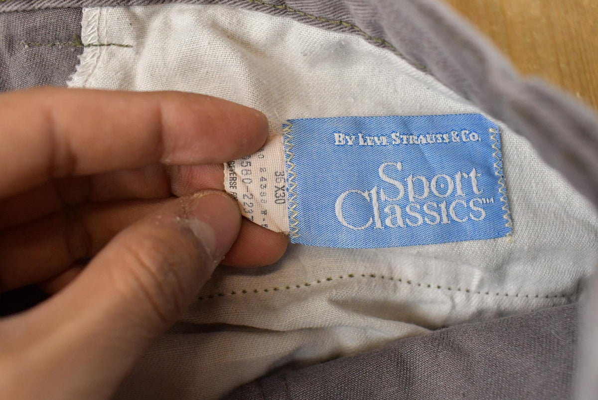 Vintage 1970s Levi's Sport Classics Slacks Pants Men's 34 x 27 from propervintagecanada