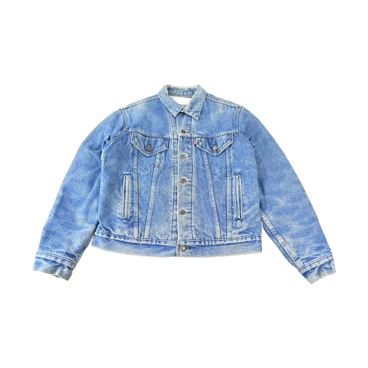 Vintage 1970s Levi's Type 3 Blanket Lined Denim Jacket Men's Small from propervintagecanada