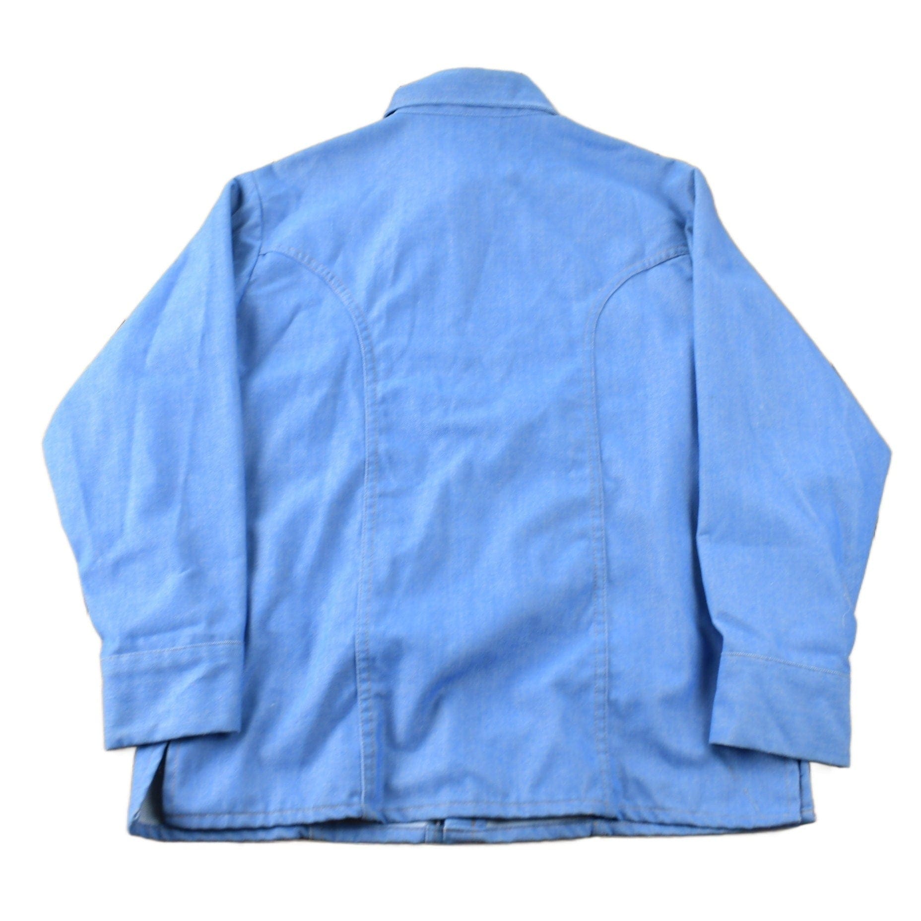 Vintage 1970s Levi's Western Style Pearl Snap Button Up Shirt Made in USA Men's L from propervintagecanada