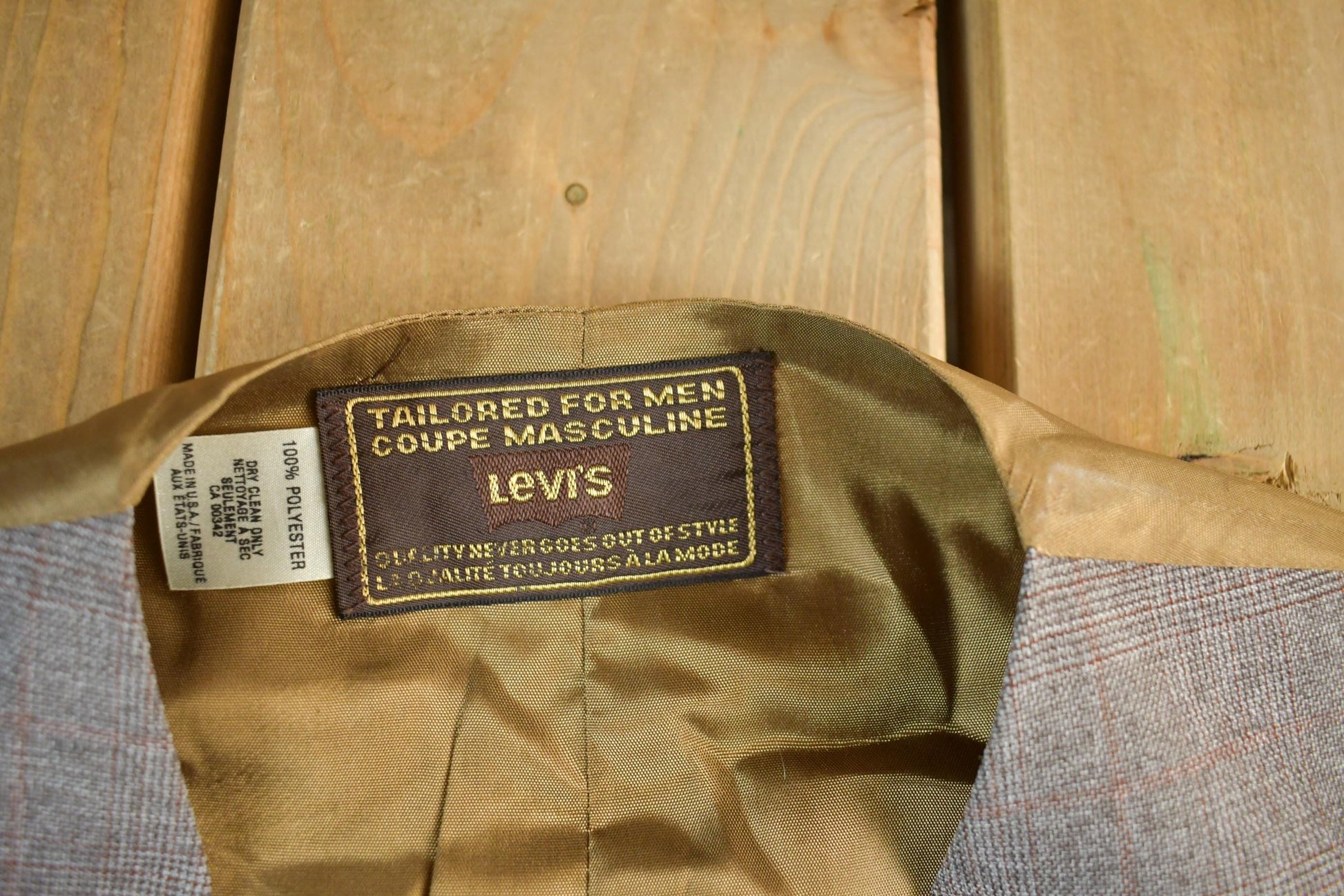 Vintage 1970s Levis Action Suit 3 Piece Suit Men's 42R Men's Medium from propervintagecanada