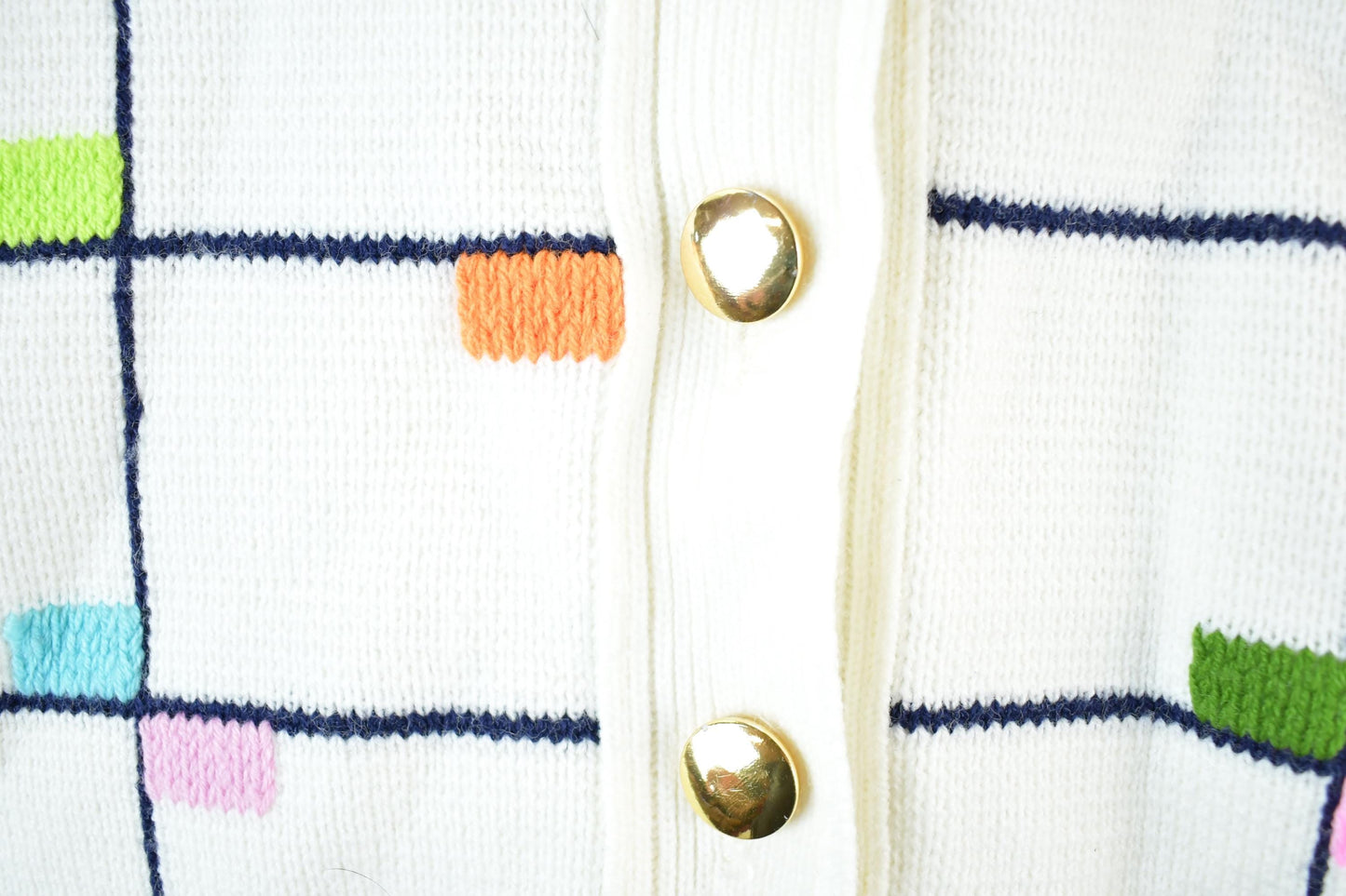 Vintage 1970s Lilly Of California Knit Abstract Pattern Sweater Womens S from propervintagecanada