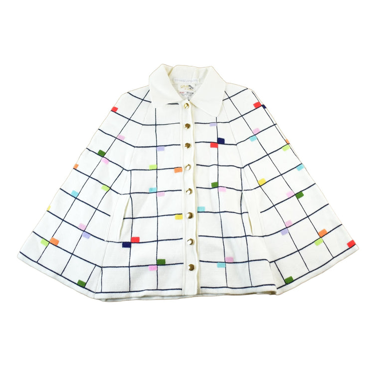 Vintage 1970s Lilly Of California Knit Abstract Pattern Sweater Womens S from propervintagecanada