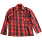 Vintage 1970s Lumber King Plaid Flannel Zip Up Jacket Men's Medium from propervintagecanada