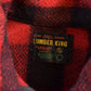 Vintage 1970s Lumber King Plaid Flannel Zip Up Jacket Men's Medium from propervintagecanada