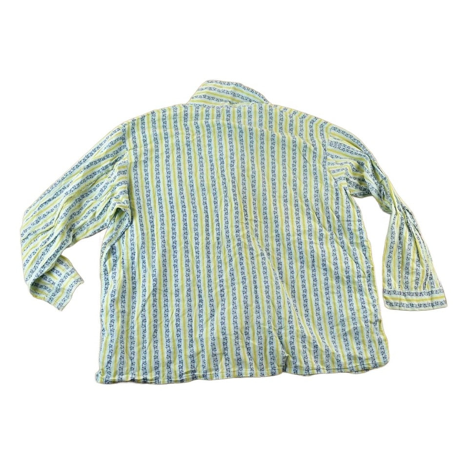 Vintage 1970s Marlowe Nightwear Button Up Shirt / Vintage Flannel / Plaid Button Up / Cowboy Shirt / Preppy Button Up from propervintagecanada