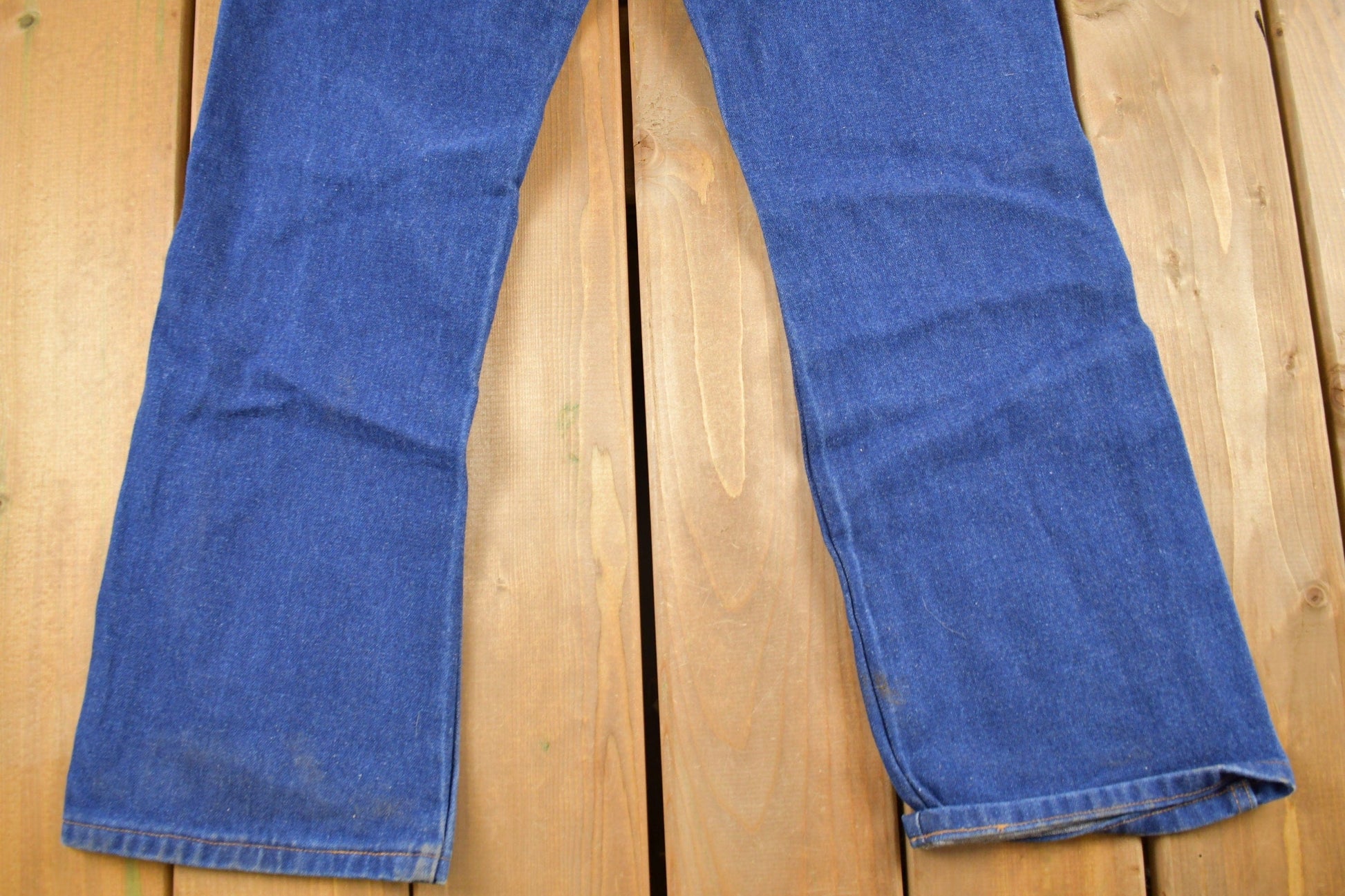 Vintage 1970s Maverick Denim Flared Jeans Men's 33 x 29 from propervintagecanada