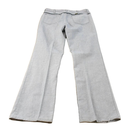 Vintage 1970s Maverick Pleated Bell Bottom Flare Pants Men's 33 x 33 from propervintagecanada