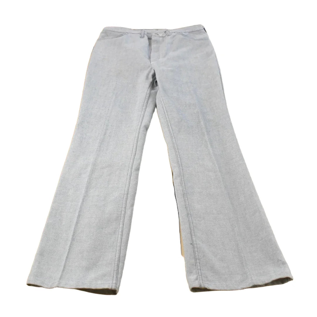 Vintage 1970s Maverick Pleated Bell Bottom Flare Pants Men's 33 x 33 from propervintagecanada