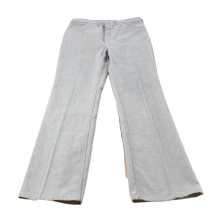 Vintage 1970s Maverick Pleated Bell Bottom Flare Pants Men's 33 x 33 from propervintagecanada