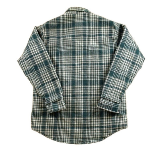 Vintage 1970s Melton Plaid Button Up Shirt Men's Large from propervintagecanada