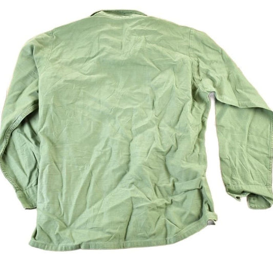 Vintage 1970s Military Button Up Shirt Mens L from propervintagecanada