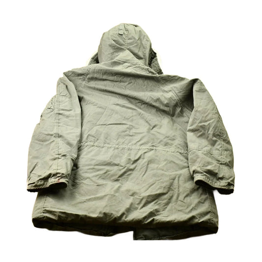Vintage 1970s Military Fur Parka Men's Large from propervintagecanada