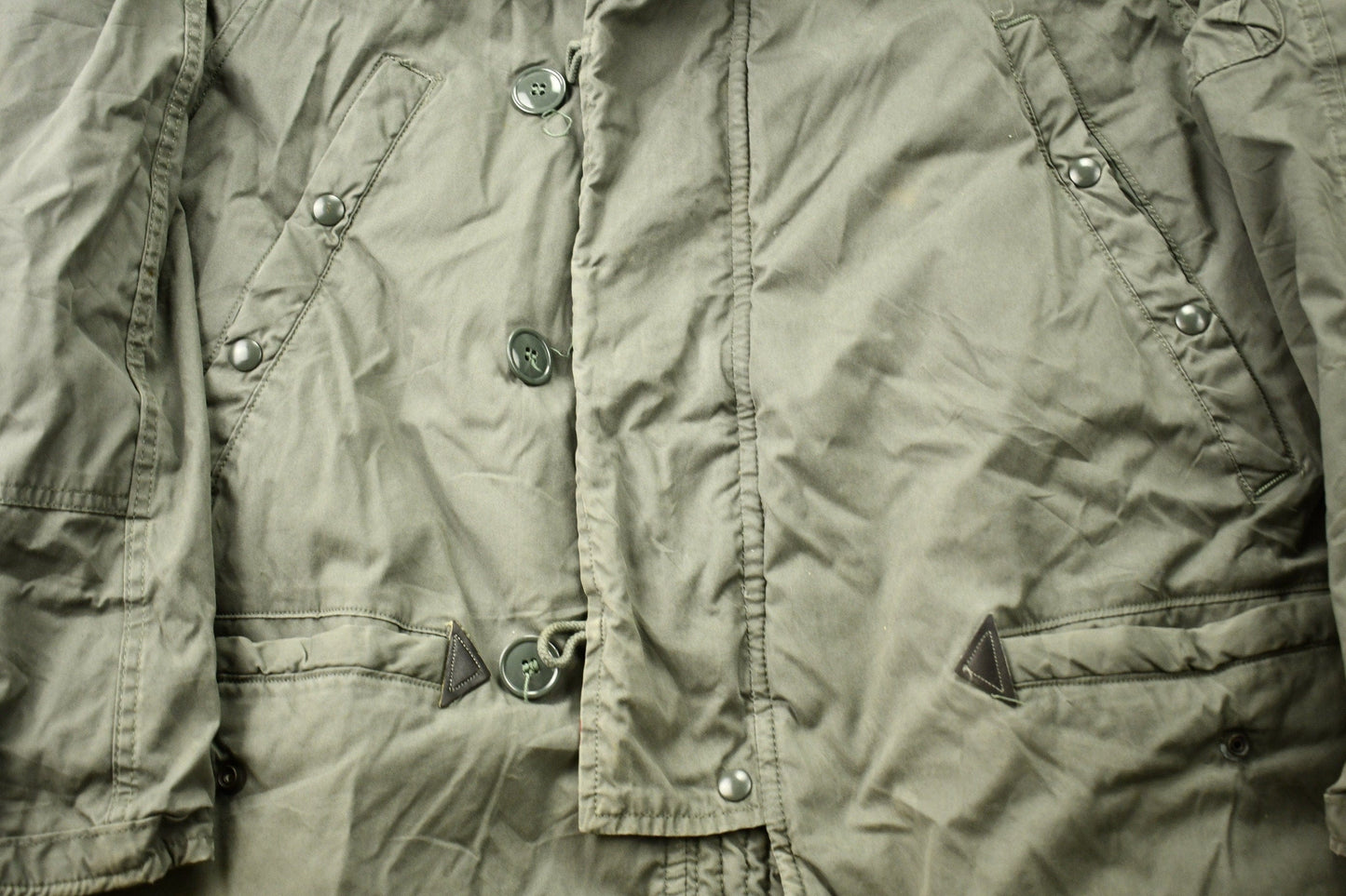 Vintage 1970s Military Fur Parka Men's Large from propervintagecanada