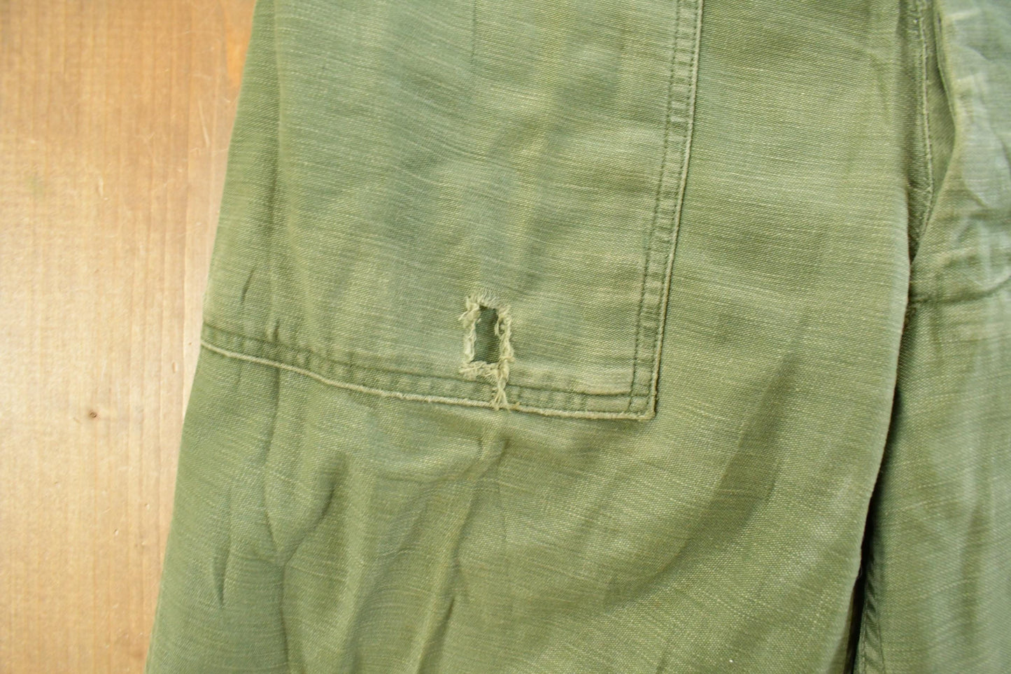 Vintage 1970s Military OG-107 Sateen Fatigue Pants Men's 28 x 29 from propervintagecanada