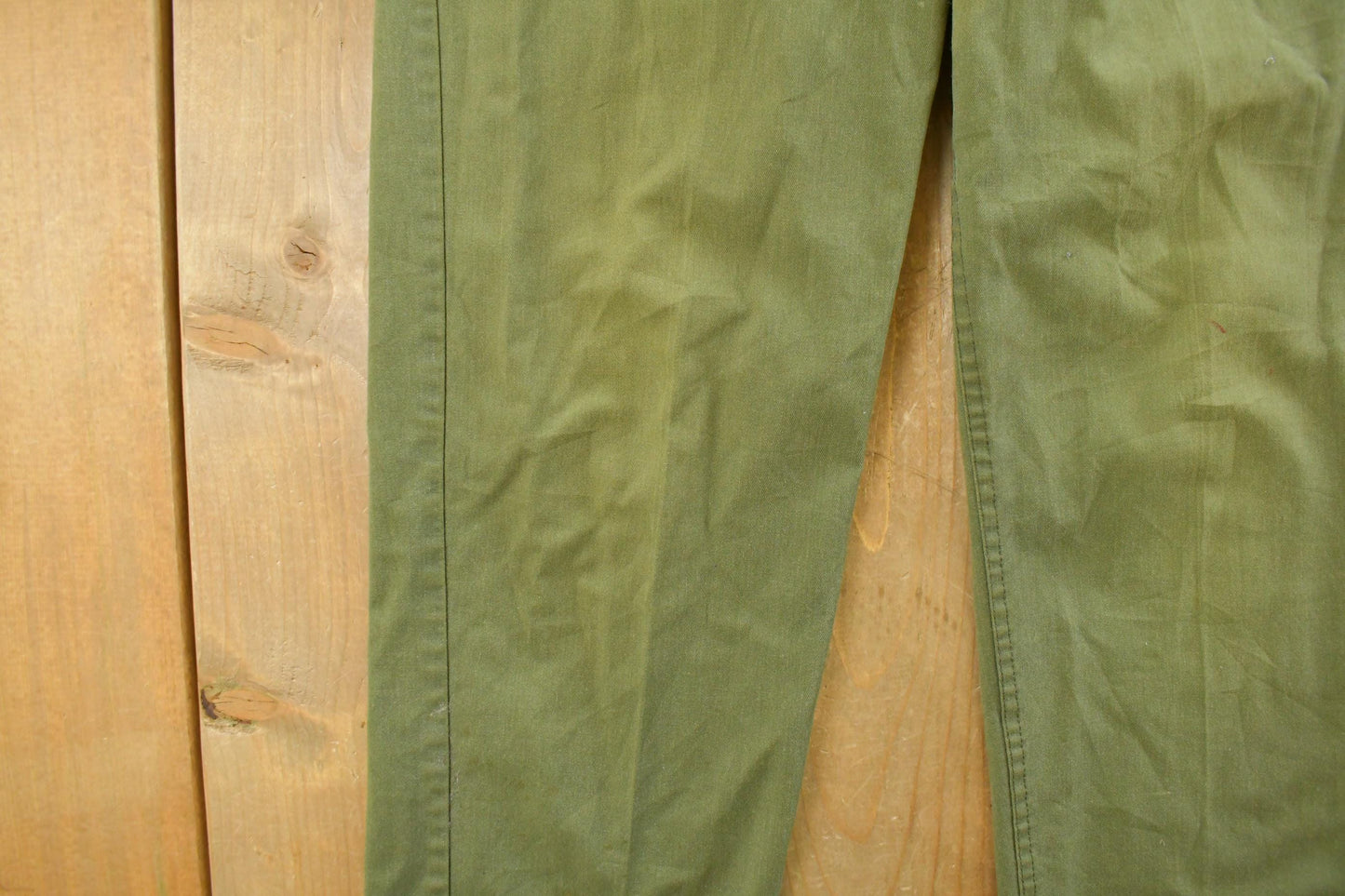Vintage 1970s Military OG-107 Sateen Fatigue Pants Men's 28 x 29 from propervintagecanada