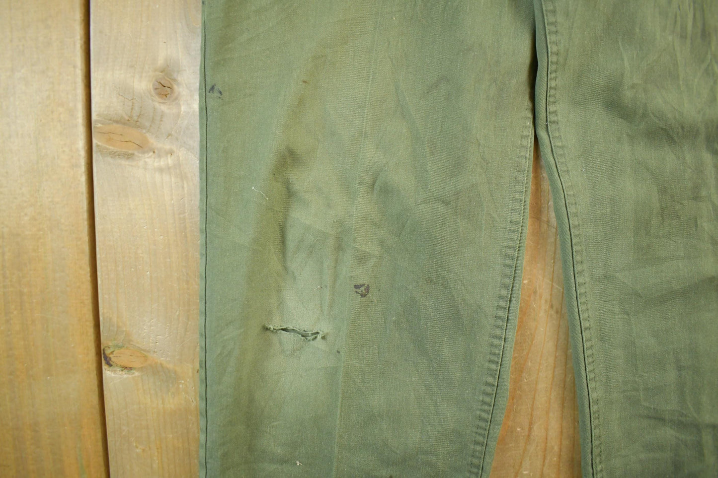 Vintage 1970s Military OG-107 Sateen Fatigue Pants Men's Medium 31 x 33