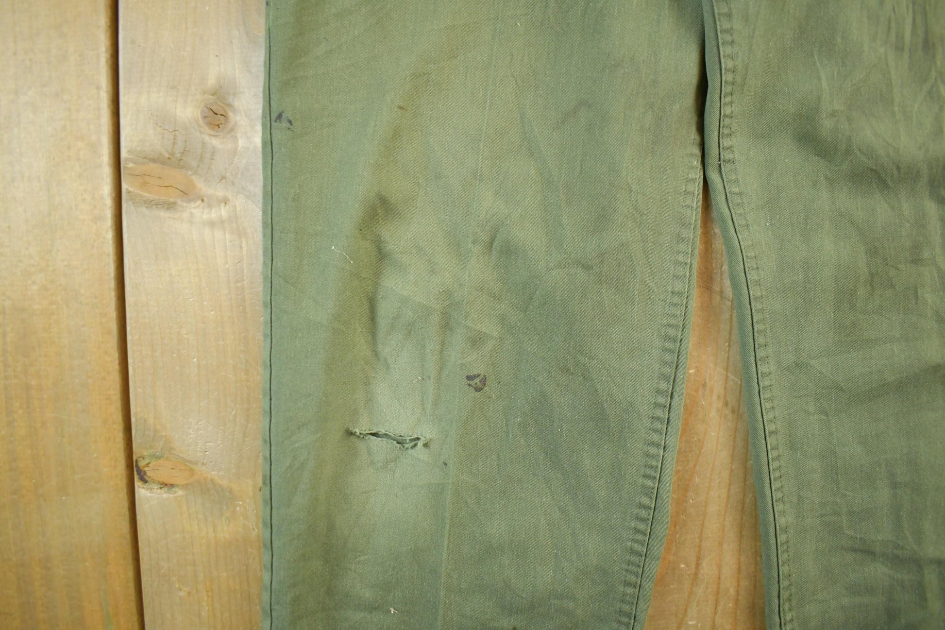 Vintage 1970s Military OG-107 Sateen Fatigue Pants Men's Medium 31 x 33