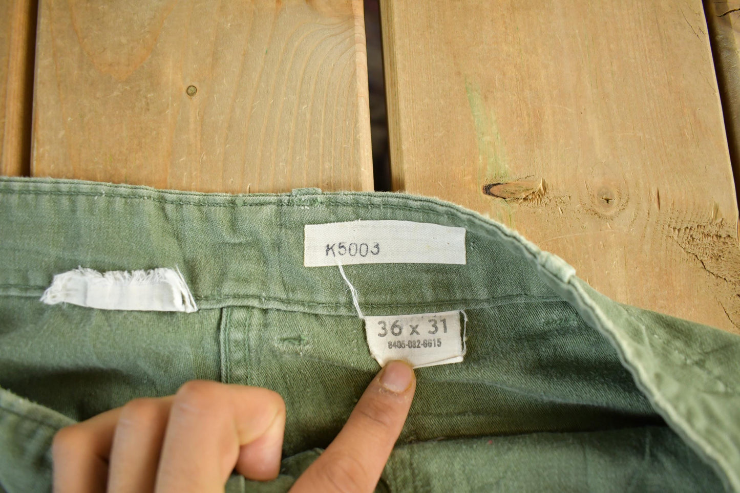 Vintage 1970s Military OG-107 Sateen Fatigue Pants Men's Medium 34 x 28