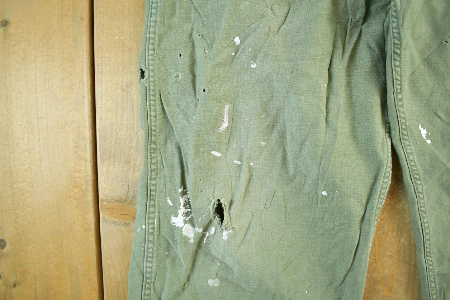 Vintage 1970s Military OG-107 Sateen Fatigue Pants Men's Medium 34 x 28