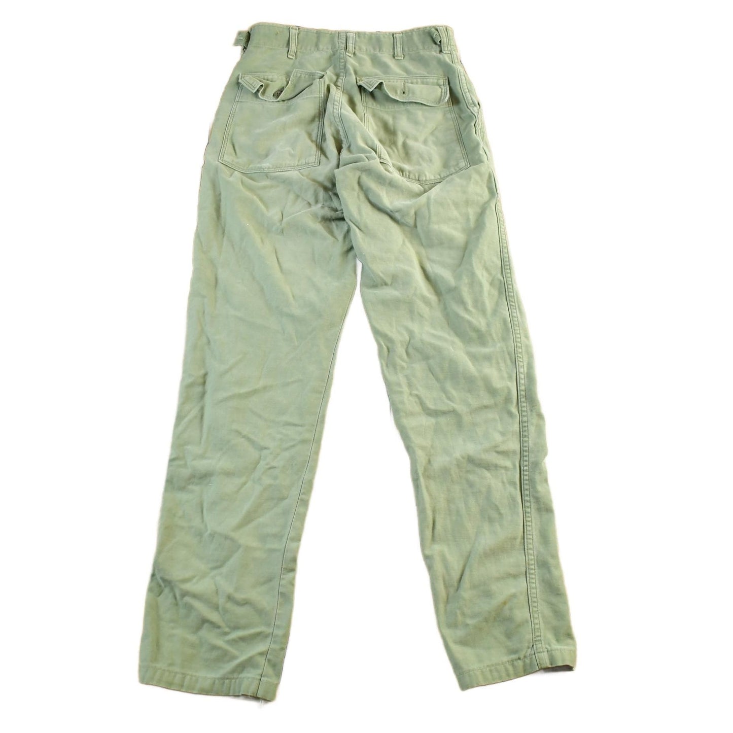 Vintage 1970s Military OG-107 Sateen Fatigue Pants Men's Small 28 x 32 from propervintagecanada