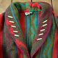Vintage 1970s Milley Stockman Western Pattern Button Up Jacket Made In USA from propervintagecanada
