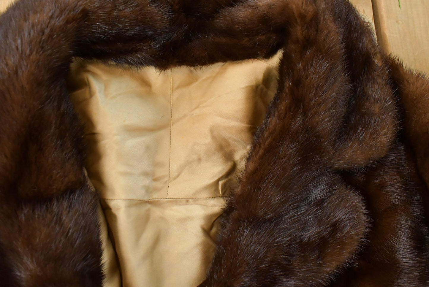 Vintage 1970s Mink Fur Coat Adult Large Men's Large from propervintagecanada