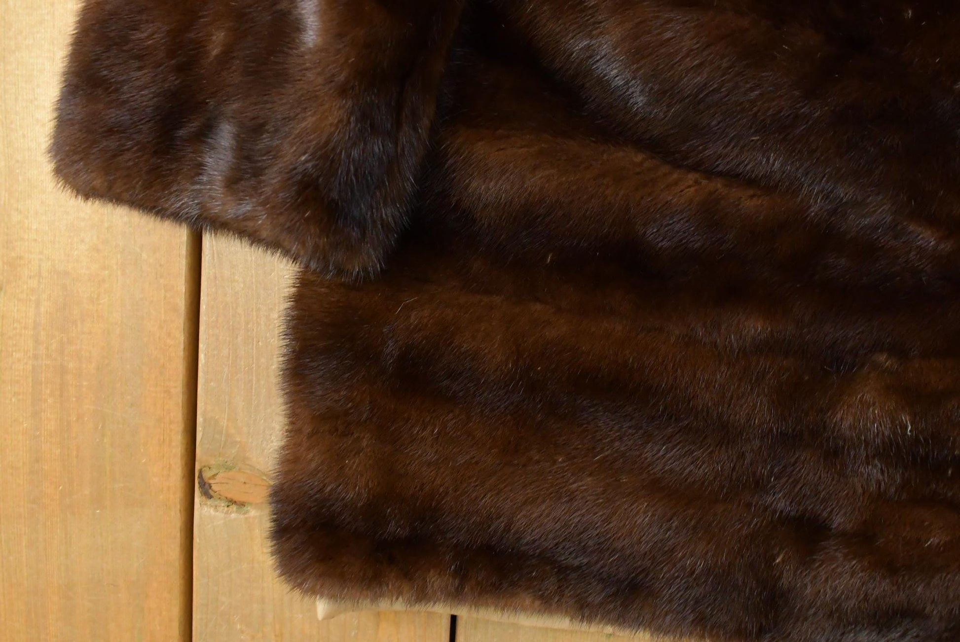 Vintage 1970s Mink Fur Coat Adult Large Men's Large from propervintagecanada