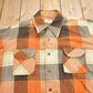 Vintage 1970s Montgomery Ward Button Up Flannel Sweater Men's Large from propervintagecanada