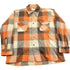 Vintage 1970s Montgomery Ward Button Up Flannel Sweater Men&