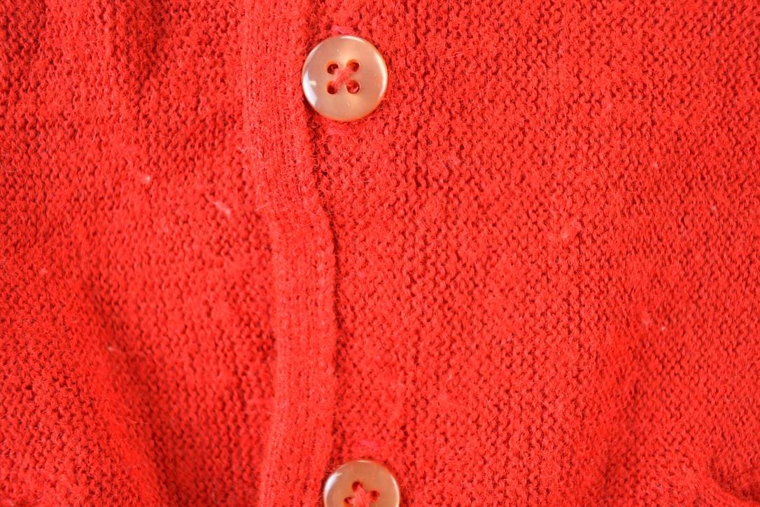 Vintage 1970s Munsingwear Knit Perfect Mild Distress Cardigan Sweater Women's S from propervintagecanada