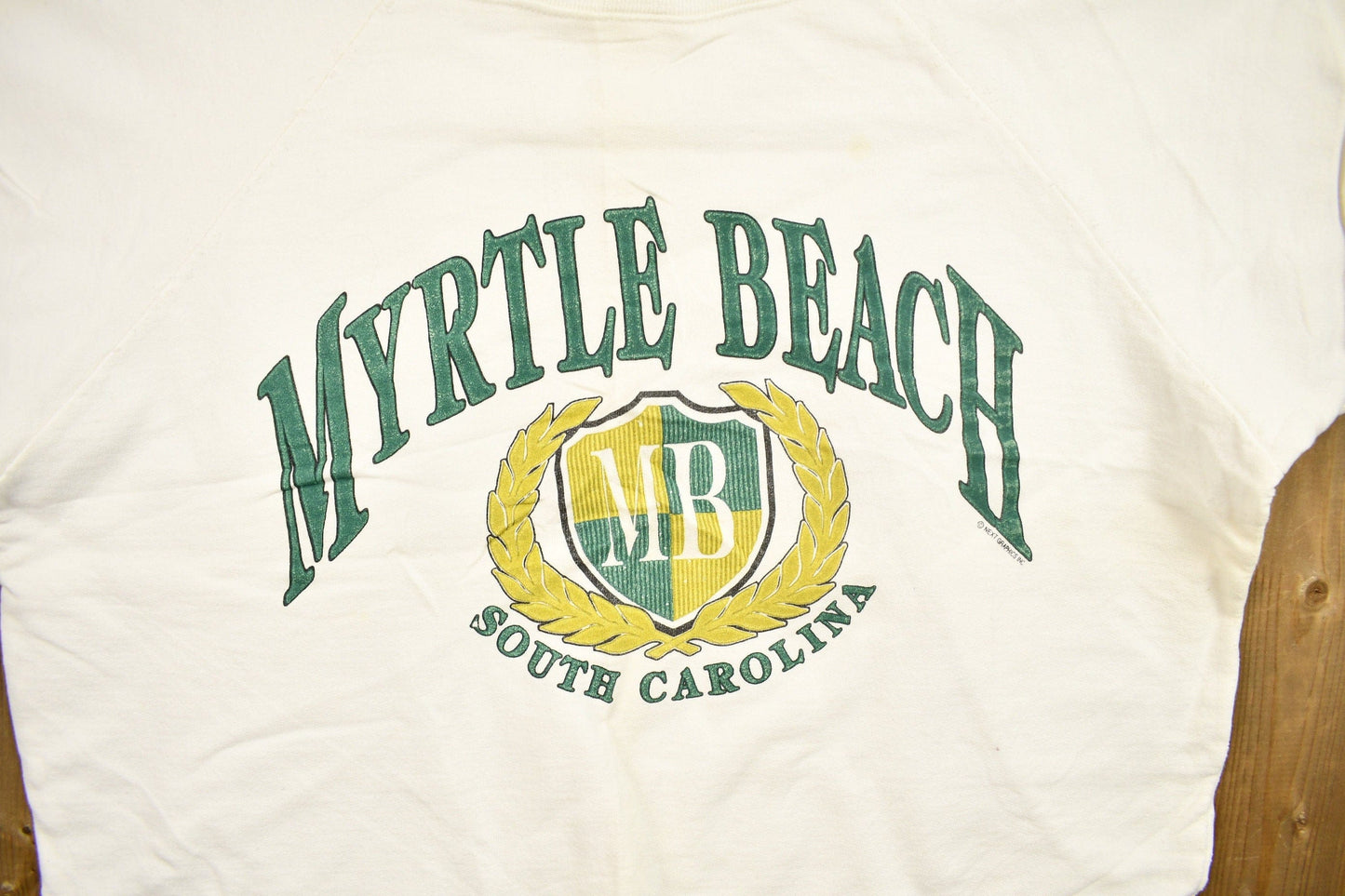 Vintage 1970s Myrtle Beach South Carolina Cropped Crewneck Sweatshirt  Women's S from propervintagecanada